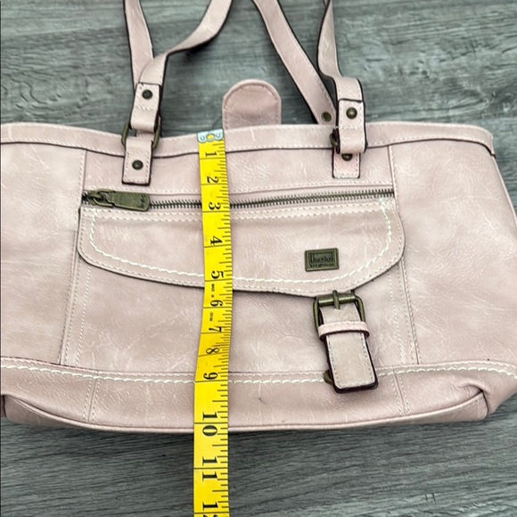 b.o.c. Pink Shoulder Bag with Suede-Like Texture - Picture 7 of 7